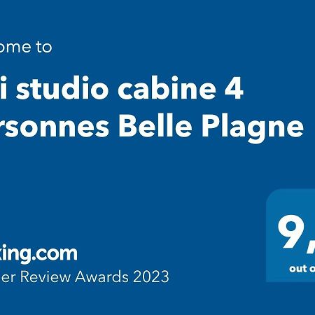 Joli Studio Cabine 4 Personnes Belle Plagne Apartment La Plagne-Tarentaise Exterior foto